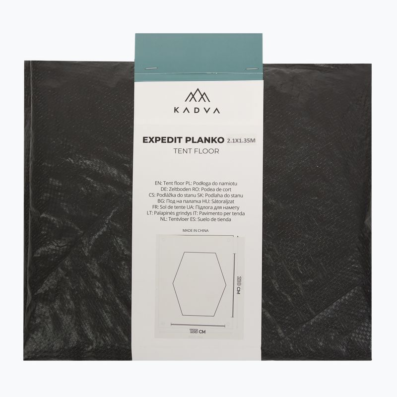 KADVA Planko Floor for Expedit 2 PRO Tent Black 3