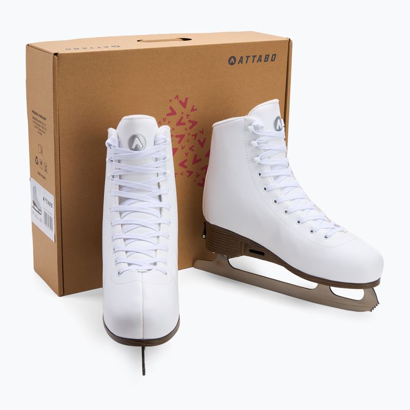 Children's figure skates Attabo Oli adjustable white 7