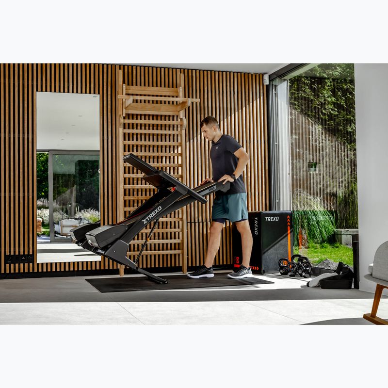 XTREXO X400 electric treadmill black 8