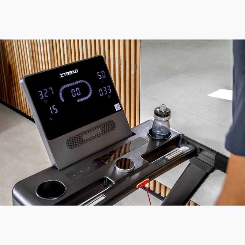 XTREXO X400 electric treadmill black 9