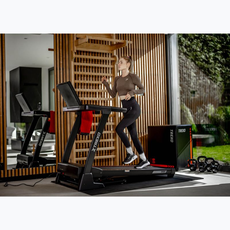 XTREXO X400 electric treadmill black 14