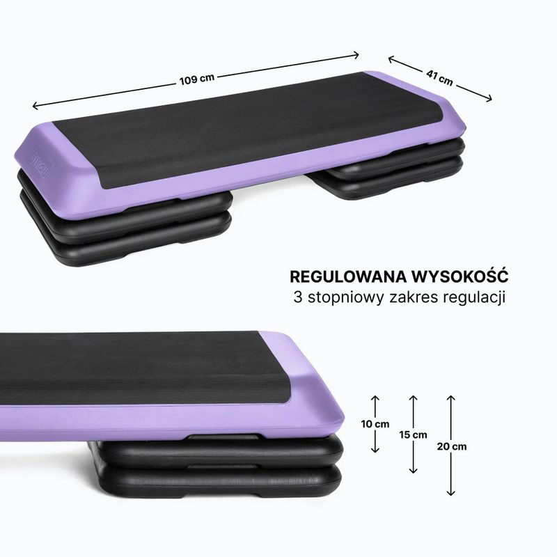 XTREXO Aerobic stepper AS01 purple 4