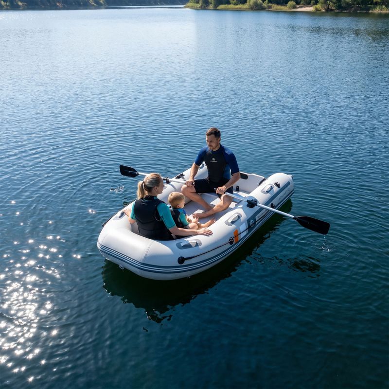 Dinghy 4-osobowy AQUASTIC DS Hybrid grey 17