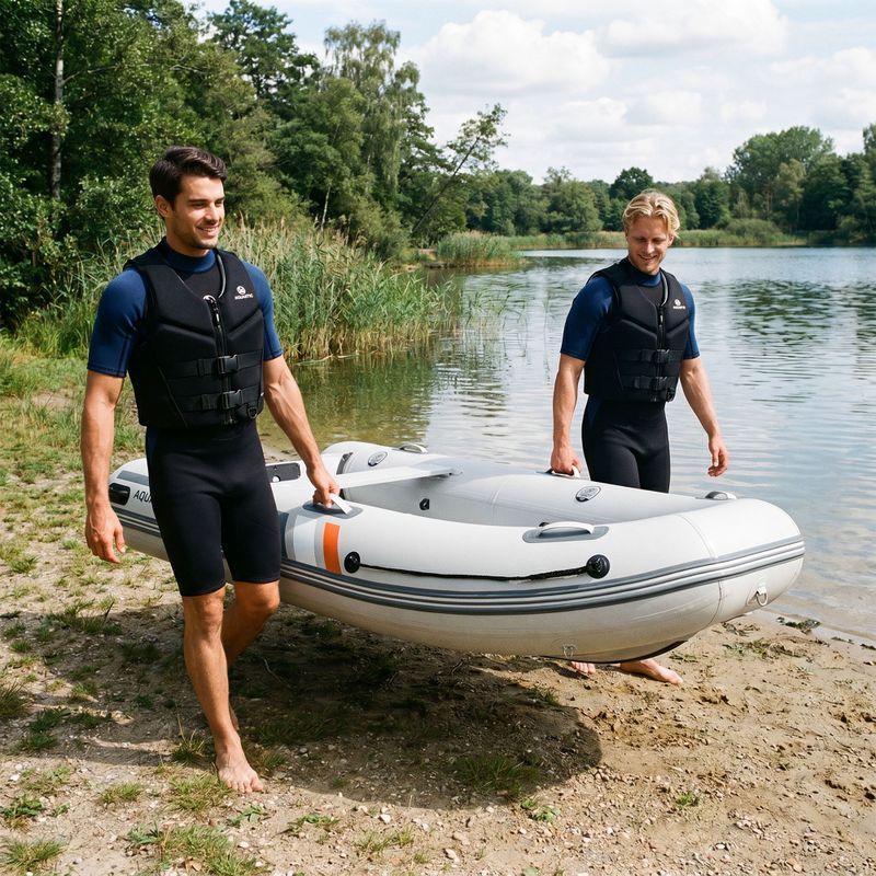 Dinghy 5-osobowy AQUASTIC DS Hybrid grey 13
