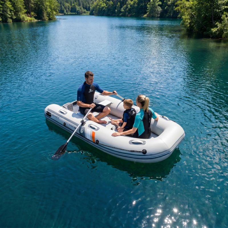 Dinghy 5-osobowy AQUASTIC DS Hybrid grey 14