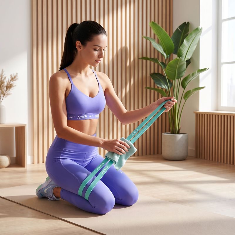 XTREXO Resistance Band for Rehabilitation 0/5 TXO-B4Z068-OR turquoise 5