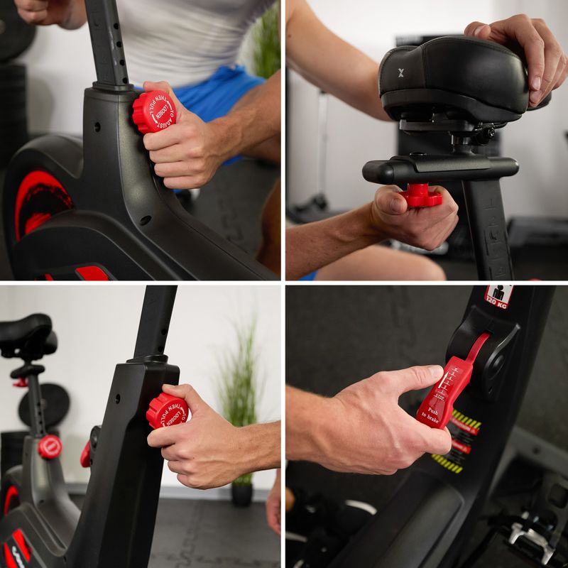 XTREXO C-One spinning bike black 9