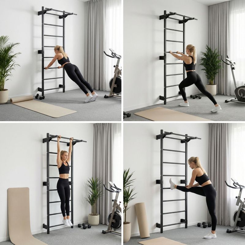 Gymnastic wall bars XTREXO LM100 black 5