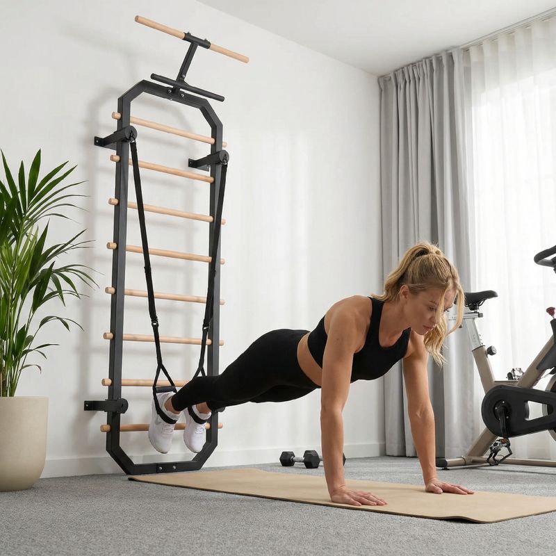 Gymnastic wall bars XTREXO MULTICORE PRO black 6