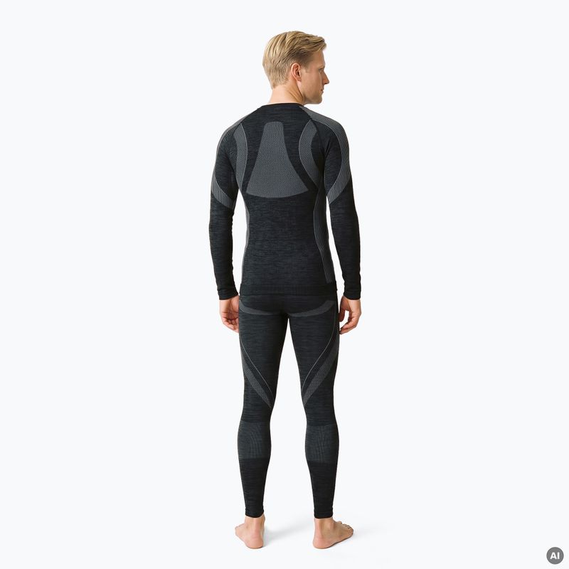 Men's thermal underwear set Woolcano SET1089 Czarny 2