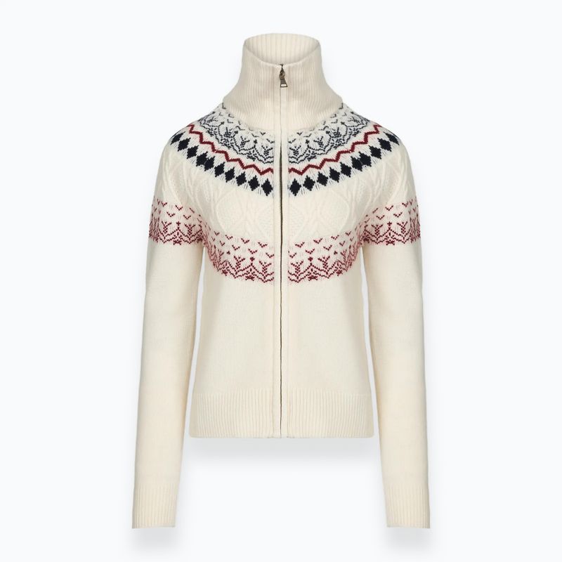 Women's sweater Woolcano SWT1092 Kremowy/Granatowy 3