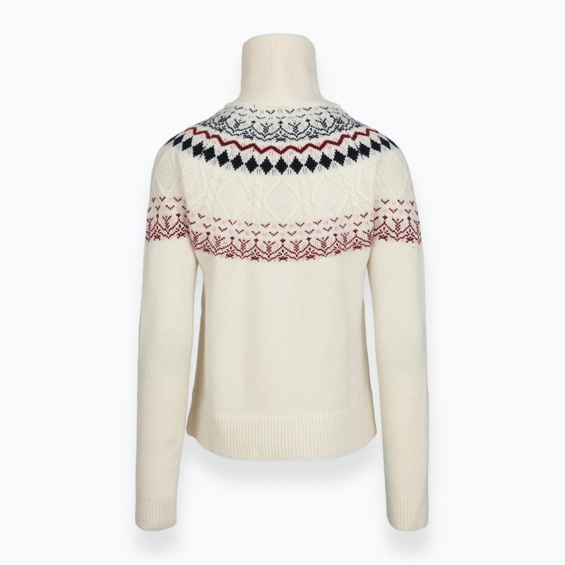 Women's sweater Woolcano SWT1092 Kremowy/Granatowy 4
