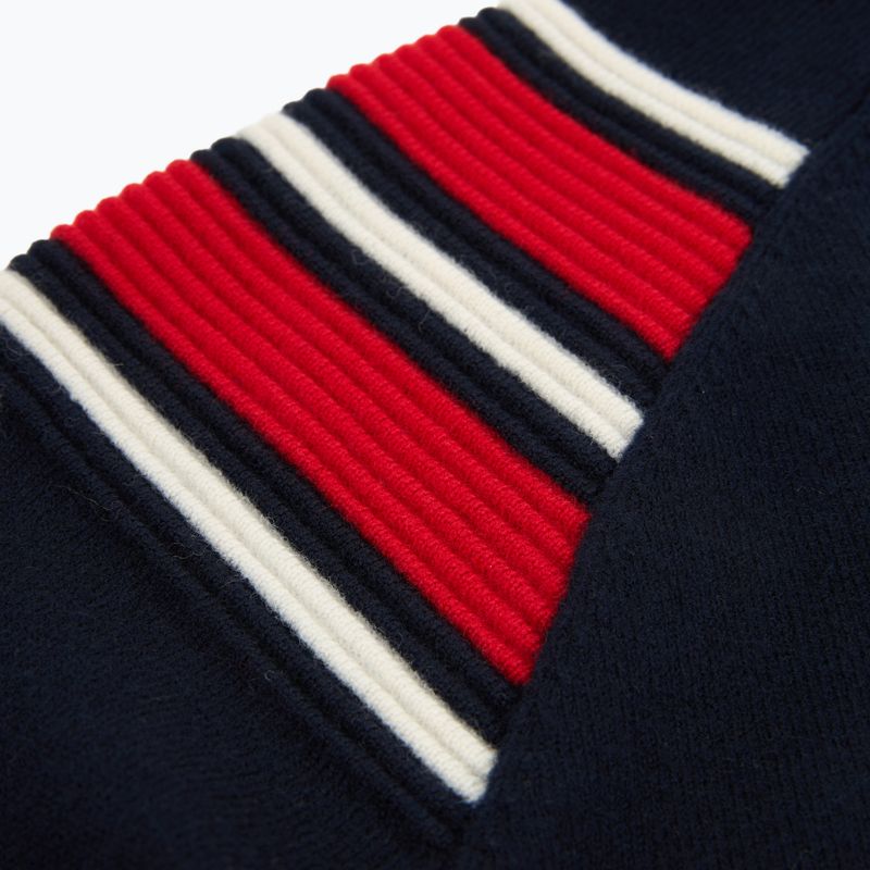 Women's sweater Woolcano SWT1094 Czarny/Kremowy/ Czerwony 5