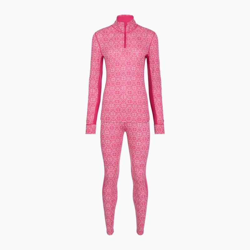Women's thermal underwear set Woolcano SET1121 Pink 3