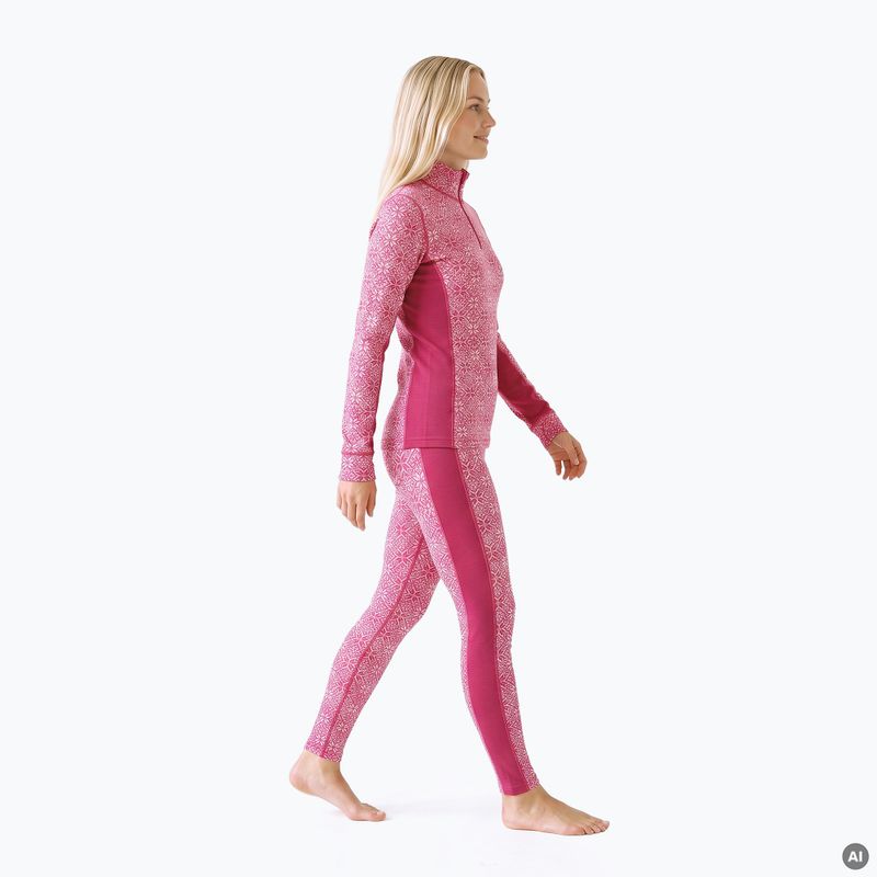 Women's thermal underwear set Woolcano SET1121 Pink 5