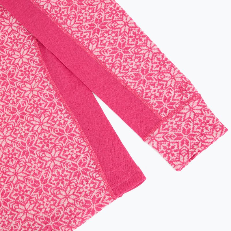 Women's thermal underwear set Woolcano SET1121 Pink 5