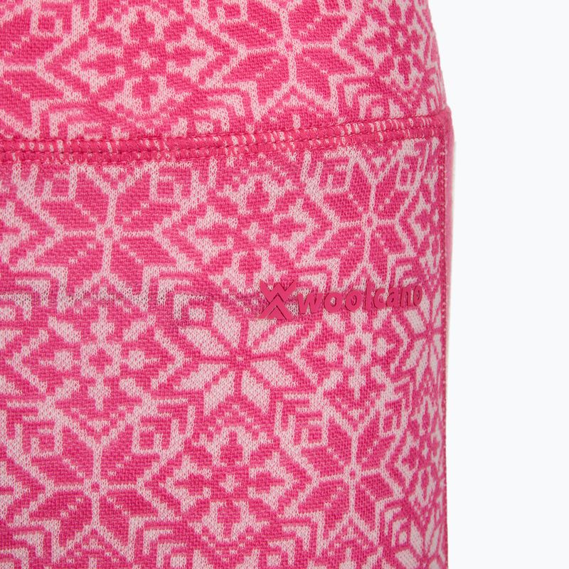Women's thermal underwear set Woolcano SET1121 Pink 10