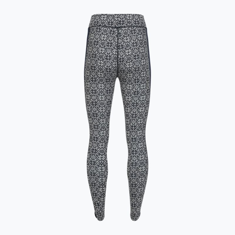 Women's thermal underwear set Woolcano SET1121 Granatowy 9