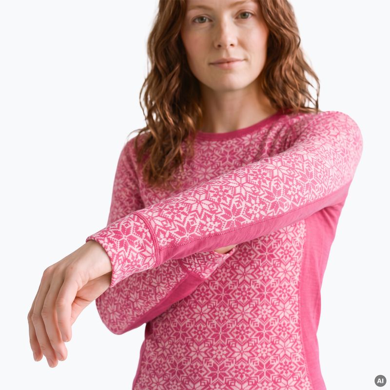 Women's thermal underwear set Woolcano SET1109 Pink 6