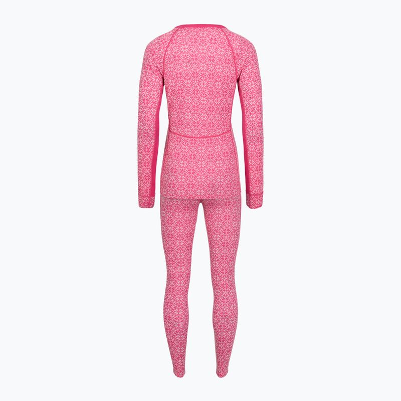 Women's thermal underwear set Woolcano SET1109 Pink 2
