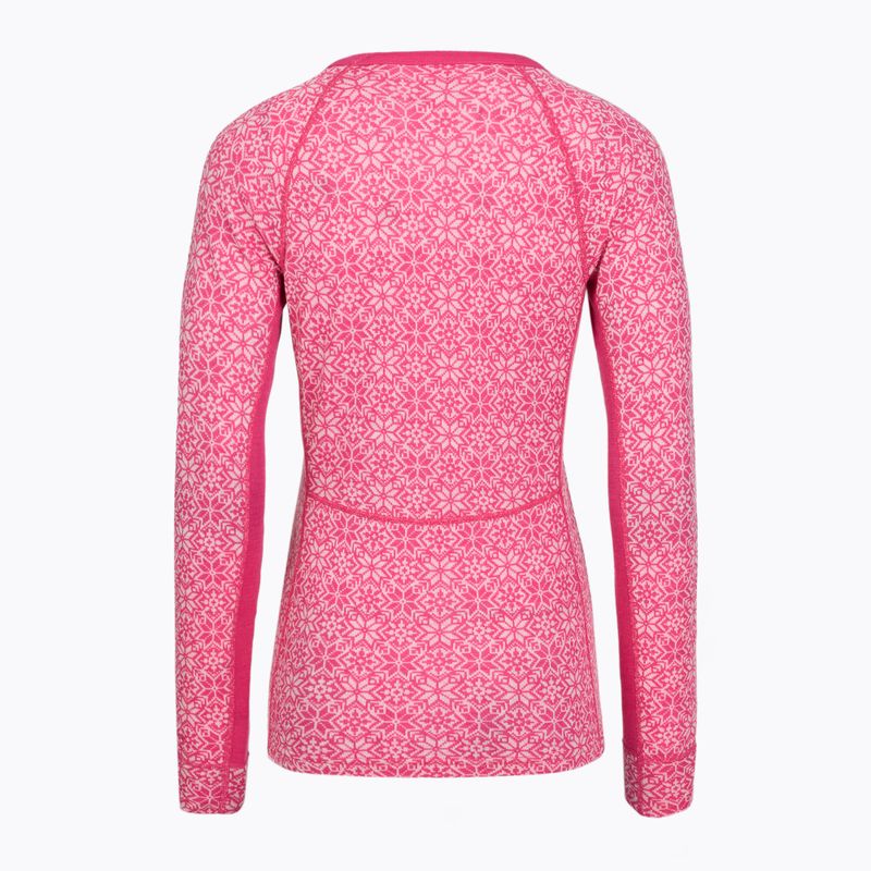 Women's thermal underwear set Woolcano SET1109 Pink 4