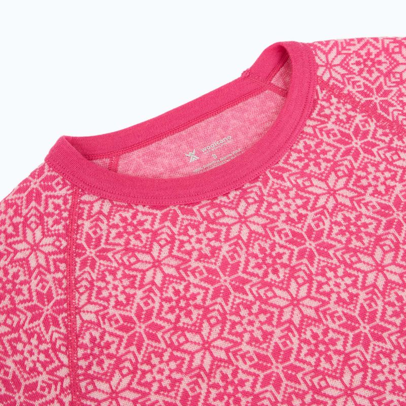 Women's thermal underwear set Woolcano SET1109 Pink 6