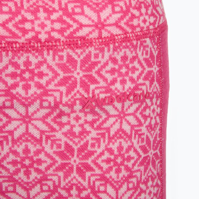 Women's thermal underwear set Woolcano SET1109 Pink 10