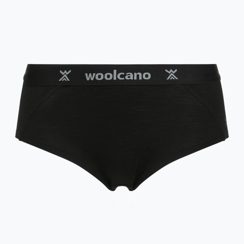 Women's boxers Woolcano SHT1110 Czarny