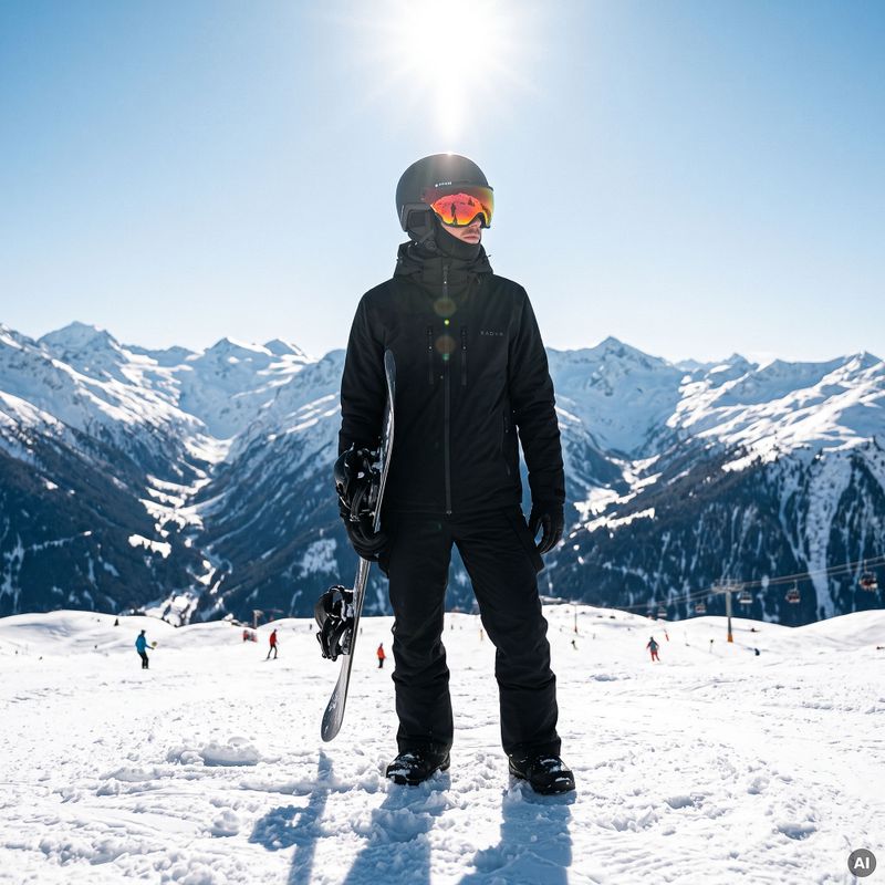 Balaclava Woolcano BAL1116 Czarny 8