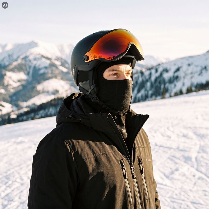 Balaclava Woolcano BAL1116 Czarny 9