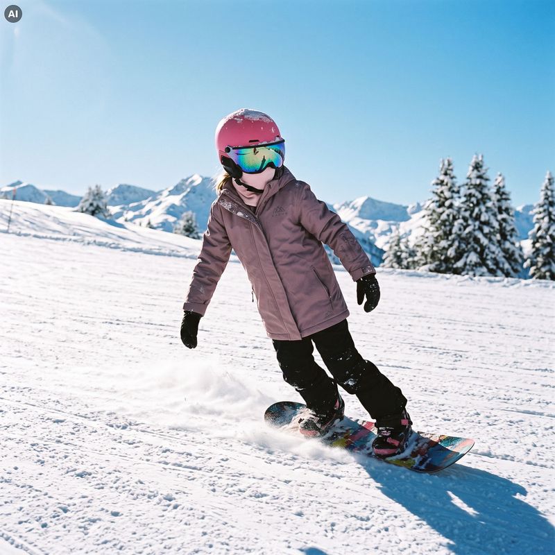 Children's balaclava WOOLCANO BAL1117 Pink 7