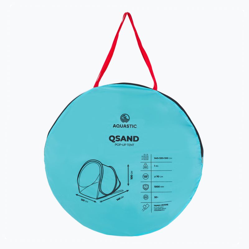 AQUASTIC Qsand beach tent blue 8