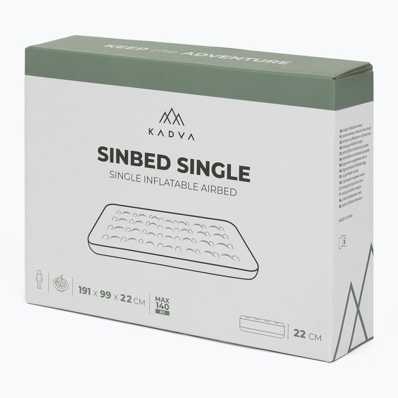 KADVA Sinbed Single blue air mattress 8