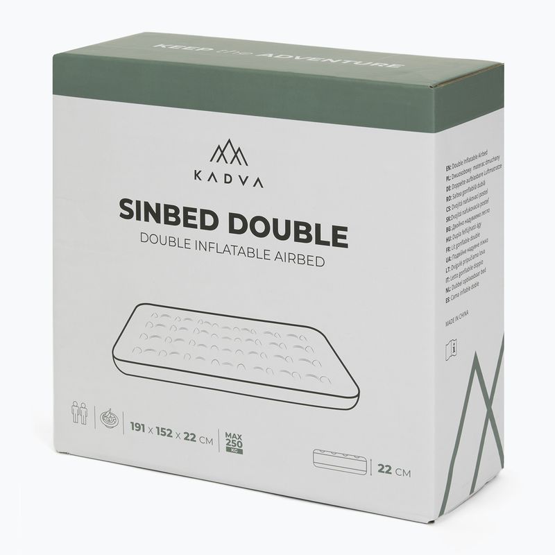 KADVA Sinbed Double inflatable mattress navy blue 8