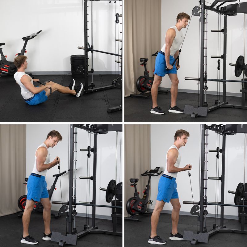 Multigym TREXO Hector Commercial black 3