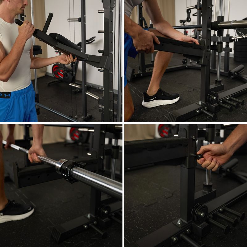 Multigym TREXO Hector Commercial black 9