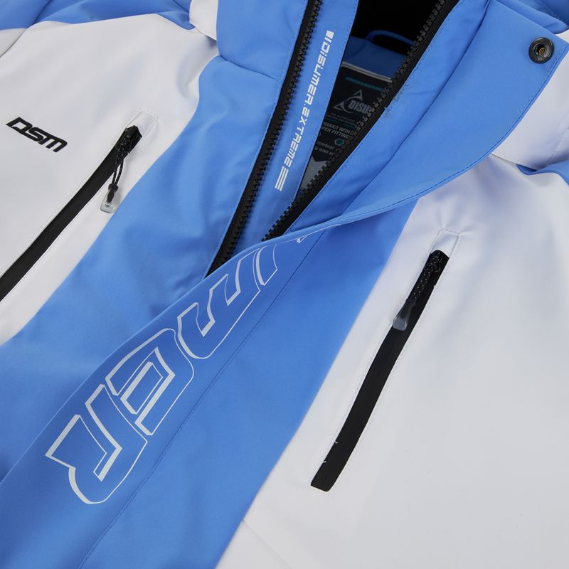 Men's ski jacket DISUMER Peak JKT blue/white 5