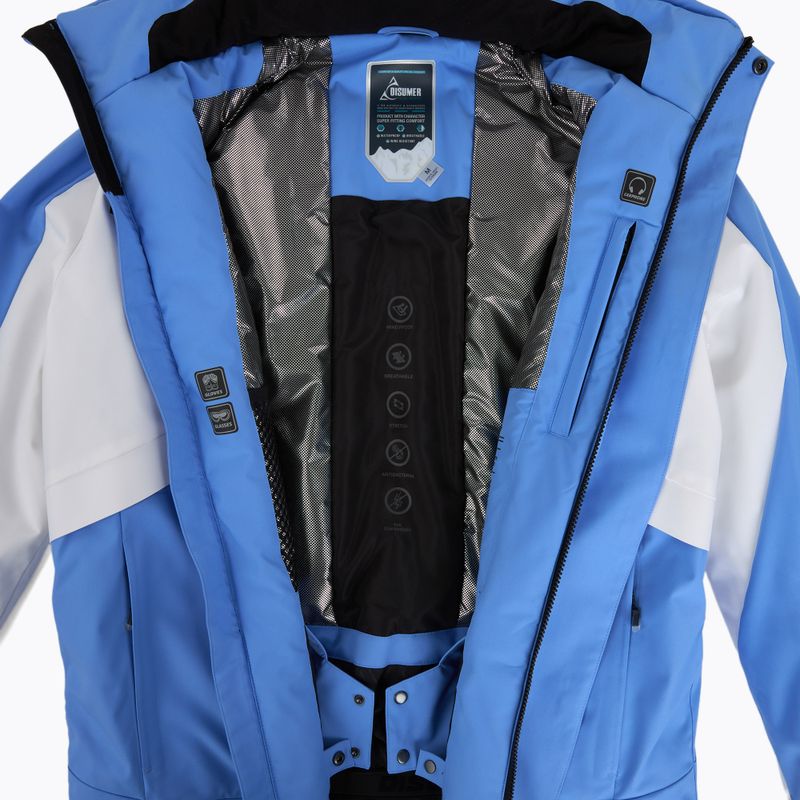 Men's ski jacket DISUMER Peak JKT blue/white 10