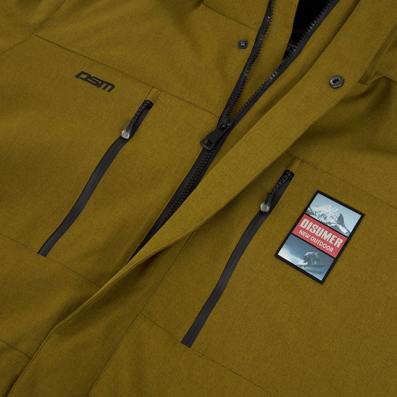 Men's ski jacket DISUMER Ryon JKT Mustard 5