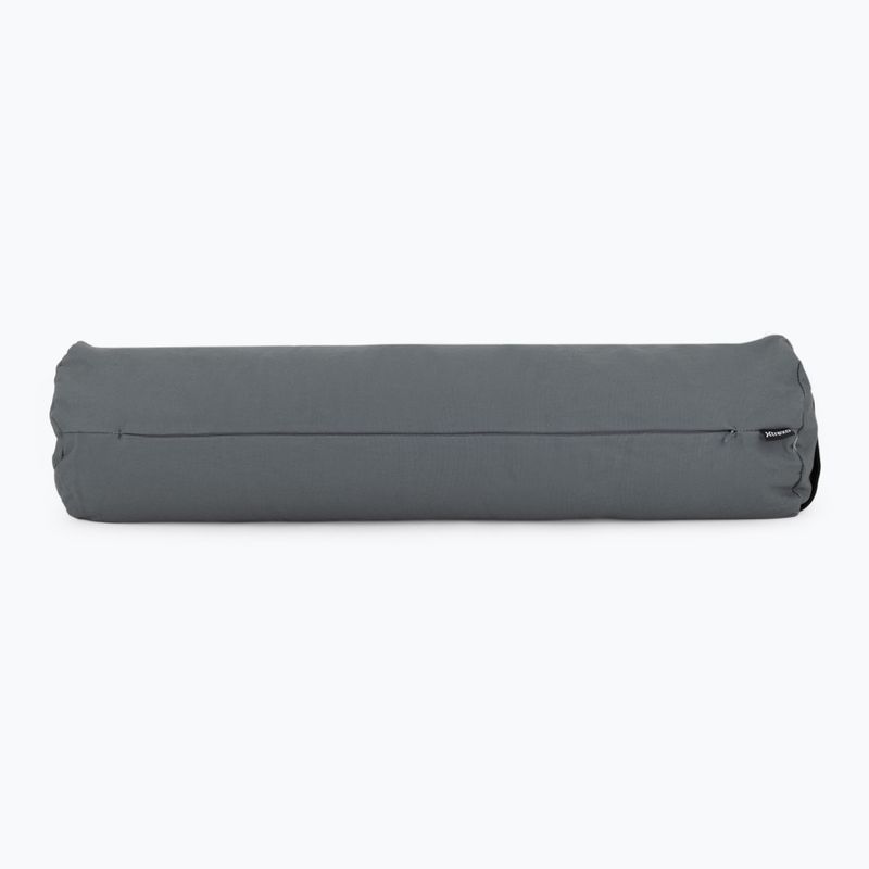 Yoga bolster with buckwheat hulls XTREXO Contempla grey 3