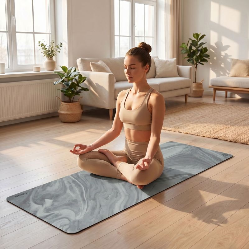 Yoga mat XTREXO Softea purple 7