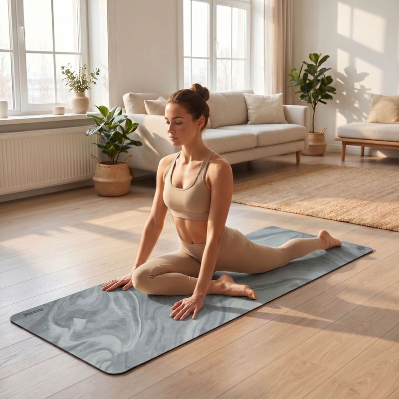 Yoga mat XTREXO Softea purple 8
