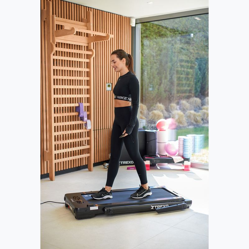 TREXO TXO-W225 electric treadmill black 9