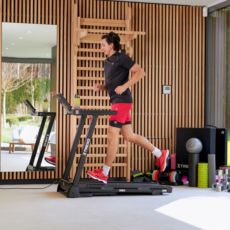 Electric treadmill TREXO TXO-W325 czarny 11