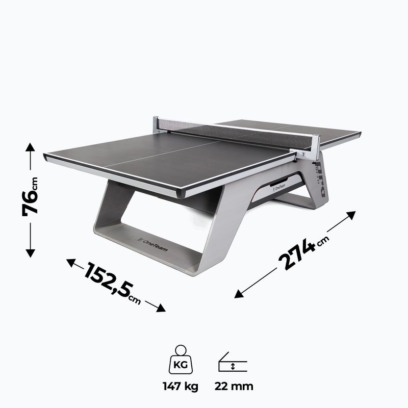Table tennis table OneTeam OT-TTI-PRO black 2