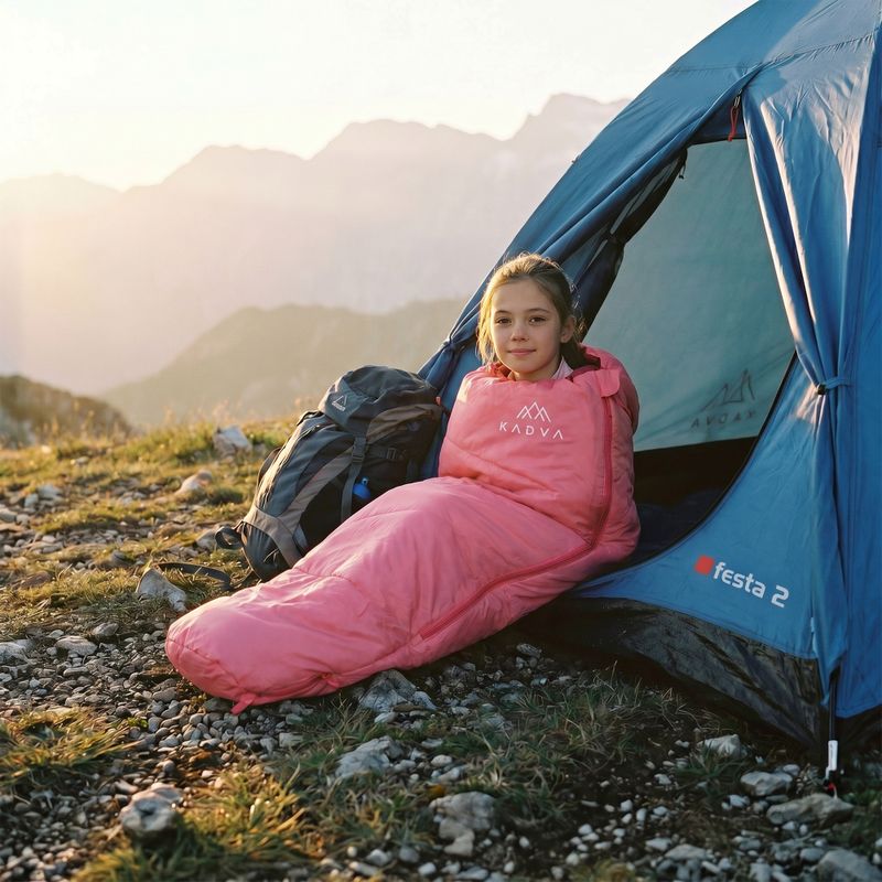 Children's sleeping bag KADVA Bruno's pink 15