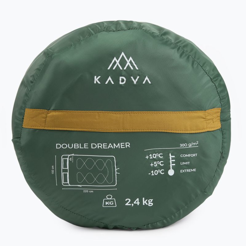 Double sleeping bag KADVA Double dream green 10