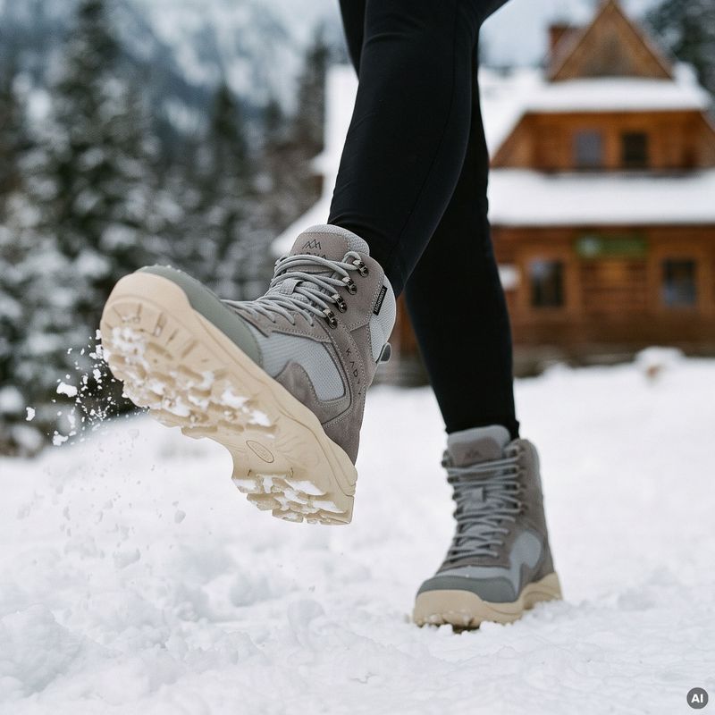 Women's snow boots KADVA TROFY HG WP WMNS gray 10
