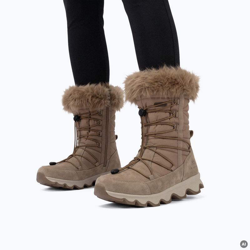 Women's snow boots KADVA FURYA HG WP WMNS Brown 2