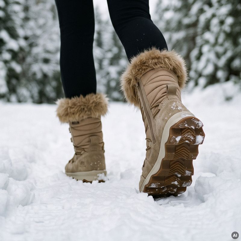 Women's snow boots KADVA FURYA HG WP WMNS Brown 12